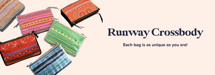 Runway Crossbody: Each bag is as unique as you are!