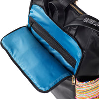 Black Voyager Backpack Red Paco 1401G