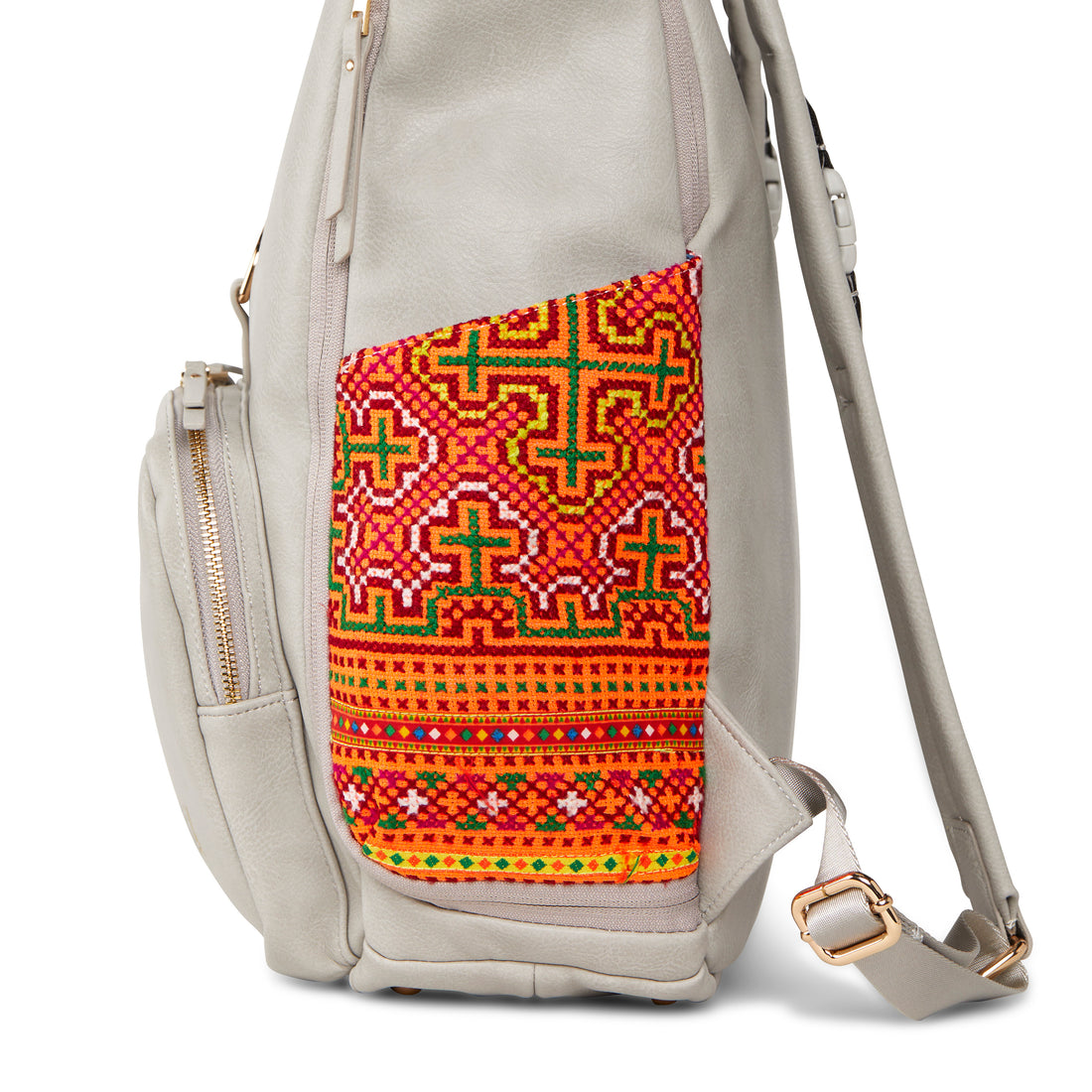Grey Voyager Backpack Orange Chu Thap 1416