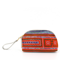 Grey Stowaway Pouch Batik 0057D