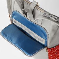 Grey Voyager Backpack Red Paco 1402K