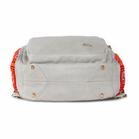 Grey Voyager Backpack Red Paco 1402C