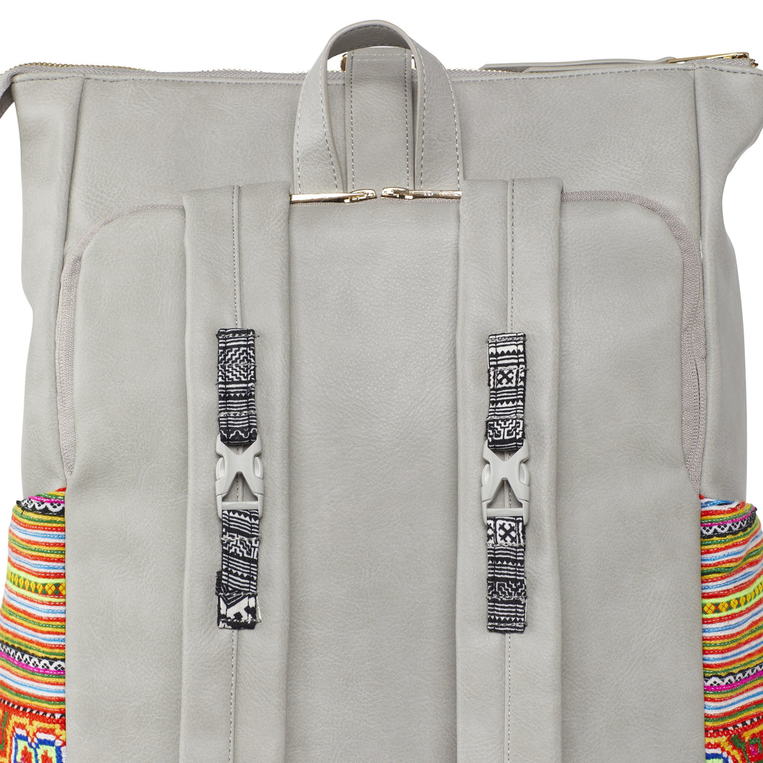 Grey Voyager Backpack Red Paco 1402S