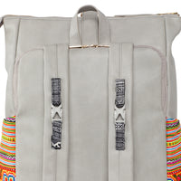 Grey Voyager Backpack Red Paco 1402C
