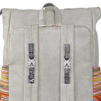 Grey Voyager Backpack Red Paco 1402K
