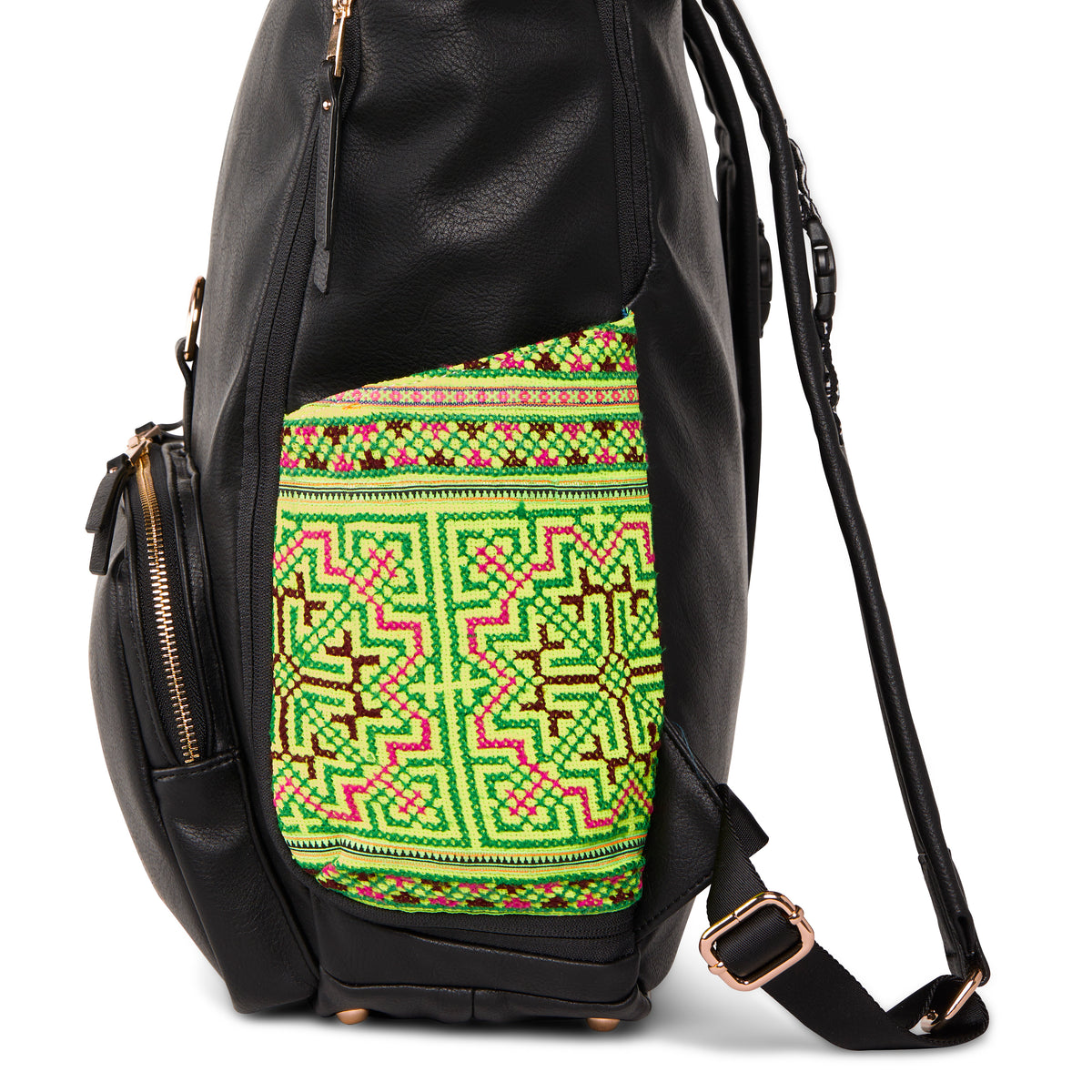 Black Voyager Backpack Green Neon 1405D – Rafi Nova