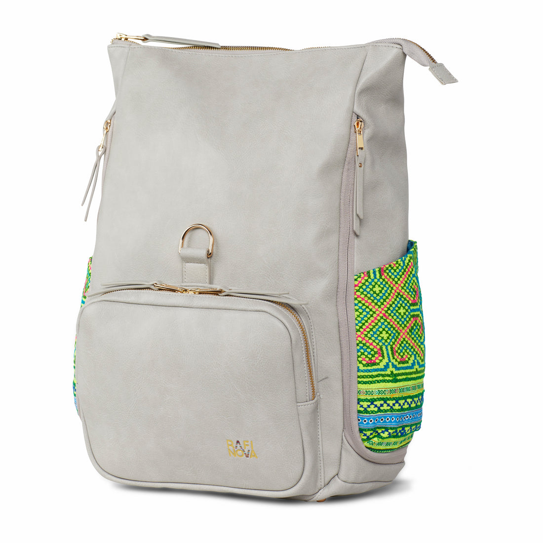 Grey Voyager Backpack Green Neon 1406F