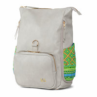 Grey Voyager Backpack Green Neon 1406F