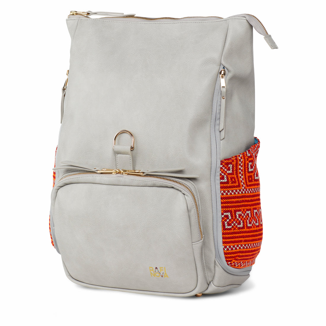 Grey Voyager Backpack Red Paco 1402K