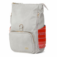Grey Voyager Backpack Red Paco 1402M