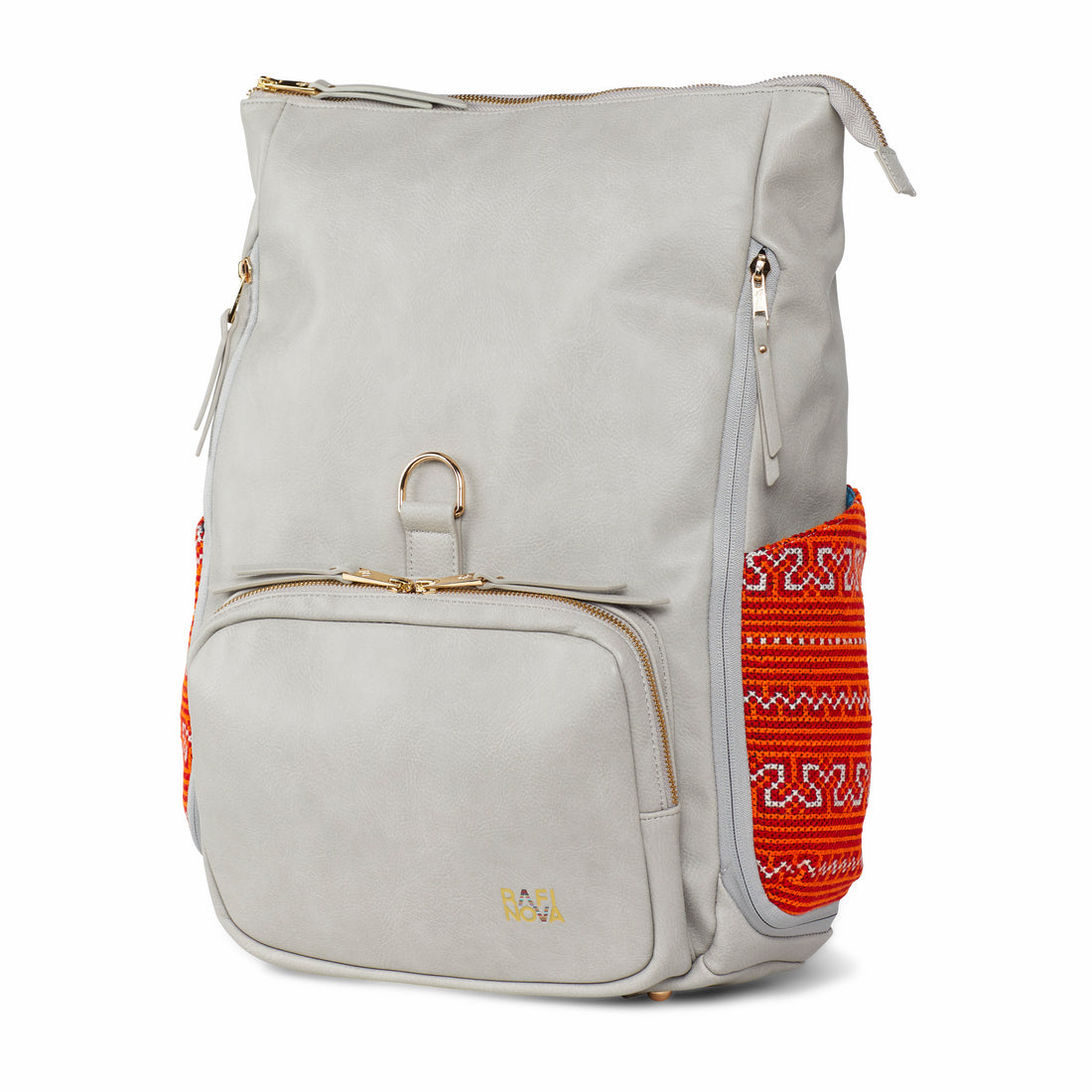 Grey Voyager Backpack Red Paco 1402P