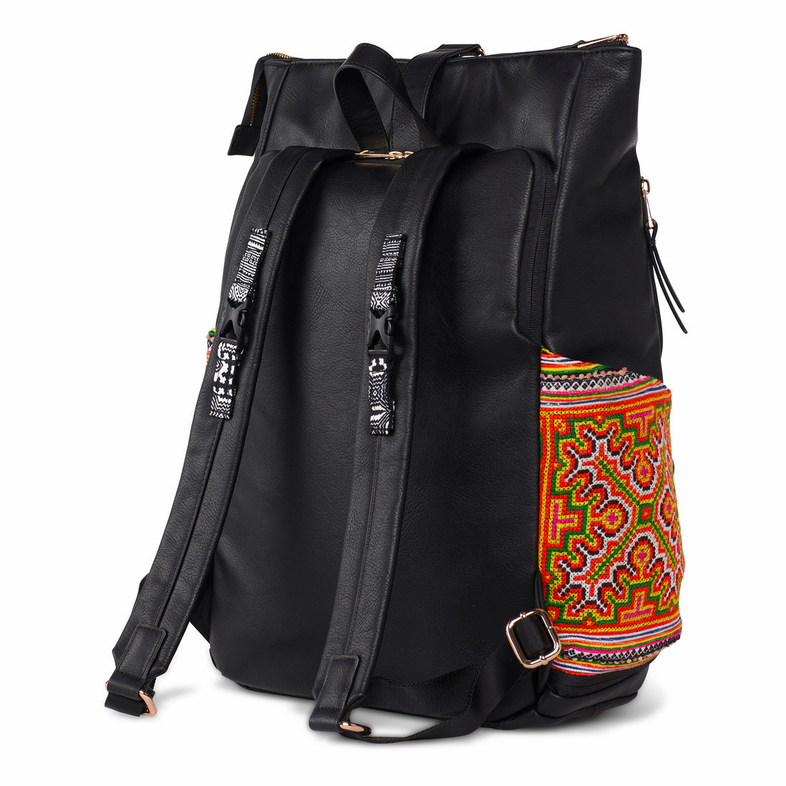 Black Voyager Backpack Multi Sapa 1397K