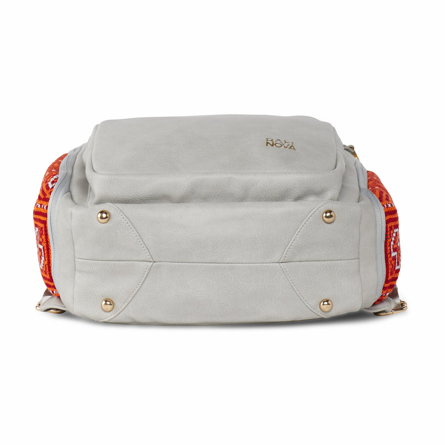 Grey Voyager Backpack Red Paco 1402S