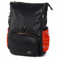 Black Voyager Backpack Red Paco 1401G