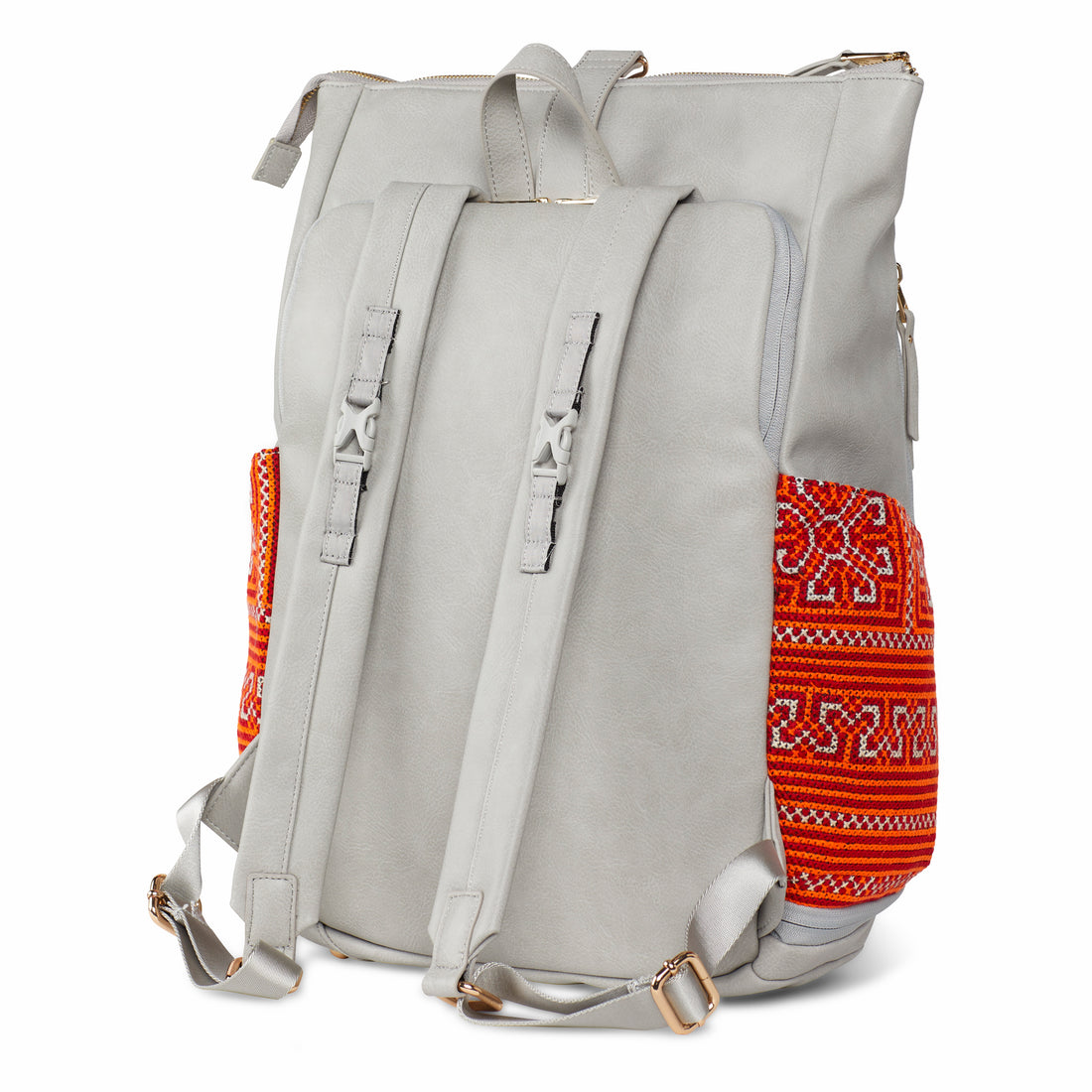 Grey Voyager Backpack Red Paco 1402K