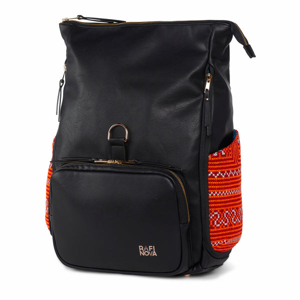 Black Voyager Backpack Red Paco