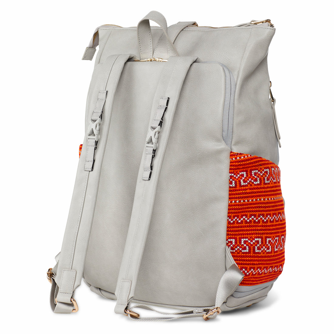 Grey Voyager Backpack Red Paco 1402P
