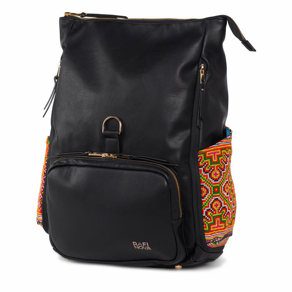 Black Voyager Backpack Multi Sapa Floral A