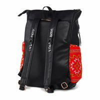 Black Voyager Backpack Red Tru Tung 0252
